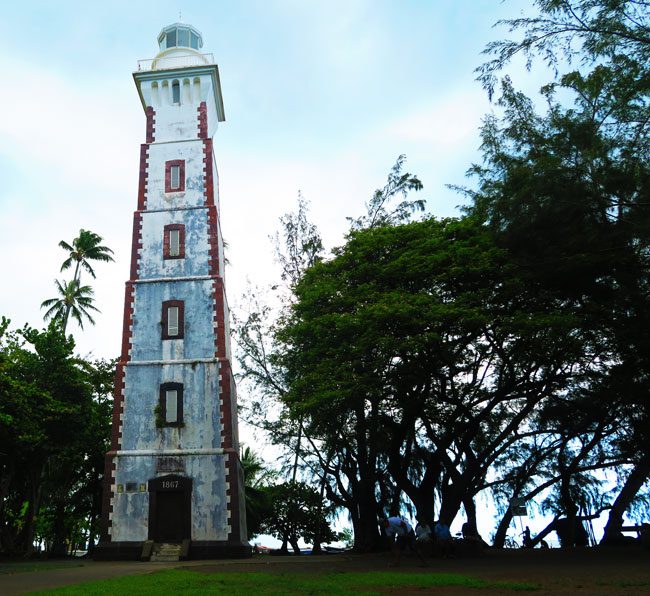 Pointe Venus lighthouse Tahiti French Polynesia