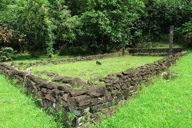 Papenoo Valley Tahiti marae