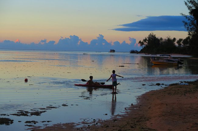 Sunset in Moorea French Polynesia 3