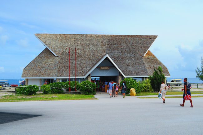 Airport Fakarava Atoll French Polynesia