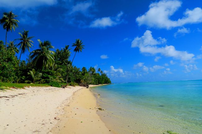 Avea Bay beach Huahine Island French Polynesia