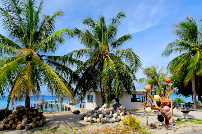 Black pearl farm Fakarava Atoll French Polynesia