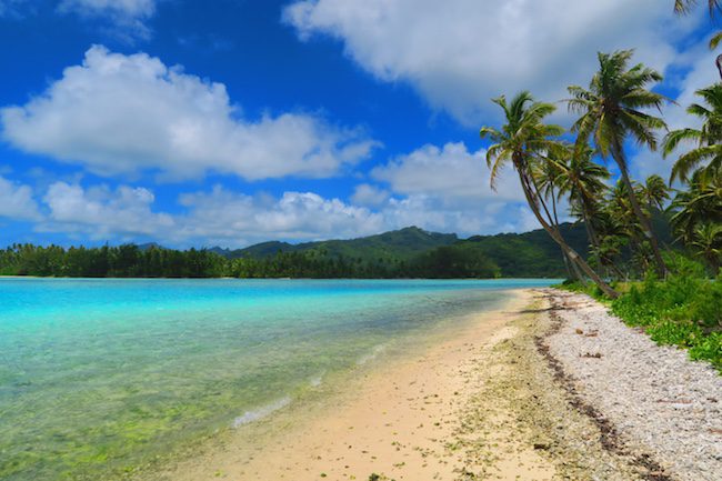 La Cite de Corail beach Huahine Island French Polynesia