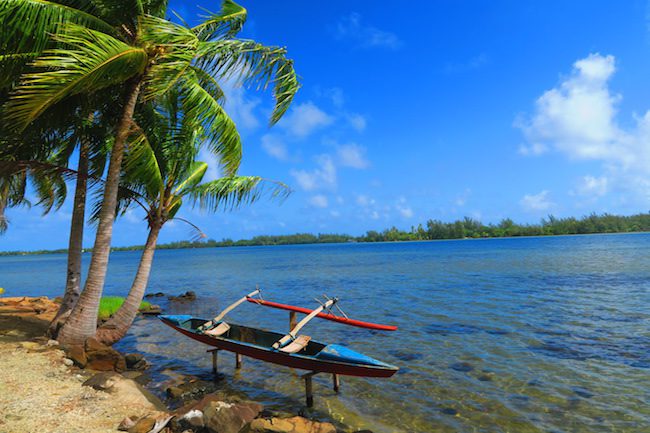 Lake Maeva Huahine Island French Polynesia