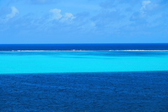 Tefarerii lookout point Huahine Island French Polynesia