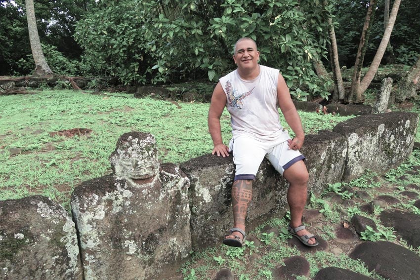 Alvane Alvarado tour guide from Pension Kokuu Nuku Hiva French Polynesia