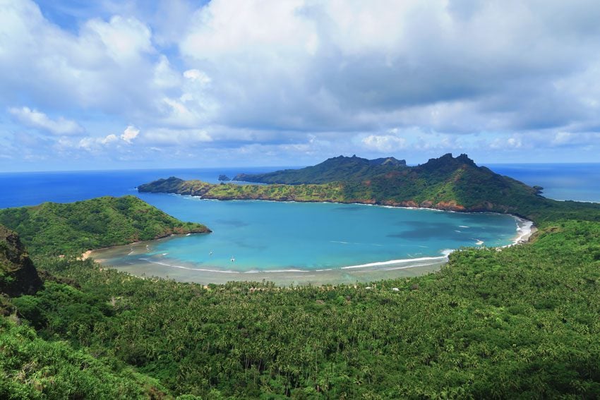 Anaho Bay lookout - Nuku Hiva Marquesas Islands French Polynesia