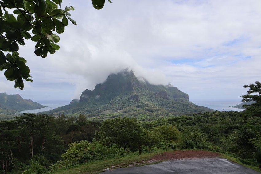Belvedere scenic lookout Moorea French Polynesia