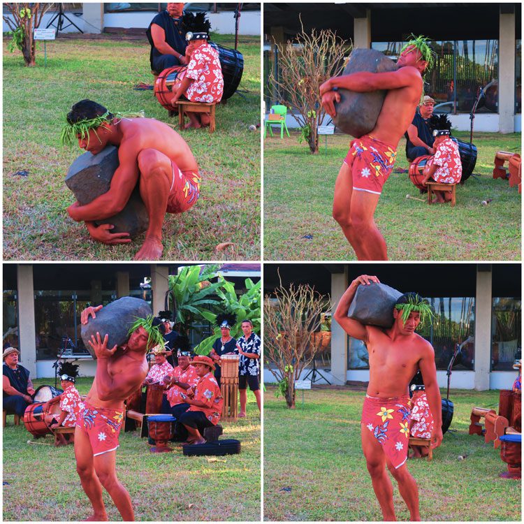 Heiva French Polynesia - Tahitian stone lifting champion - French Polynesia