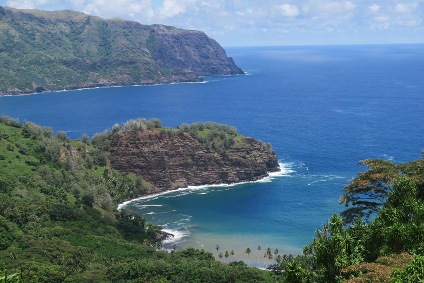 Hiva Oa Marquesas Islands French Polynesia - road to Puamau