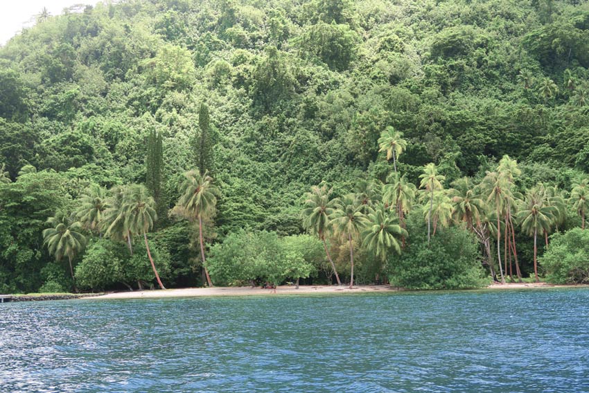 Joe Dassin beach Tahaa French Polynesia