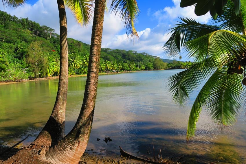 Lagoon in Raiatea French Polynesia