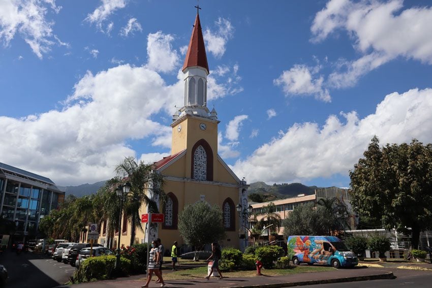 Notre Dame catholic church Papeete Tahiti - French Polynesia