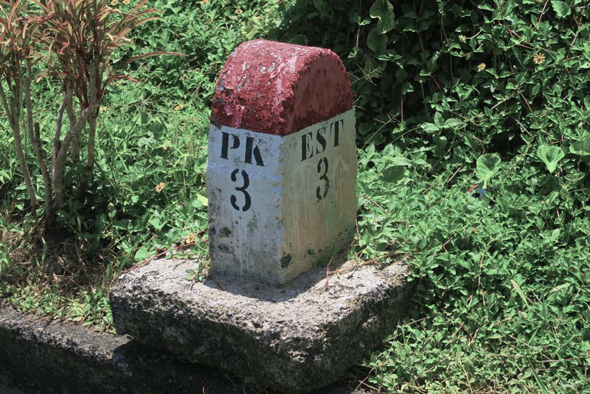 PK marker Raiatea French Polynesia