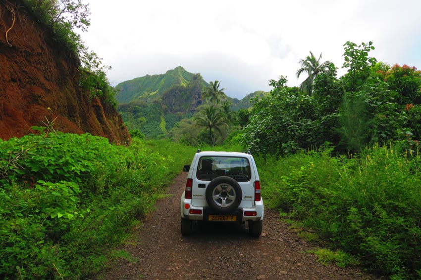 Road trip Hiva Oa Marquesas Islands French Polynesia jeep offroad
