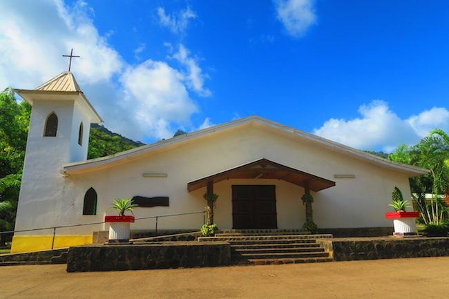 catholic church Atuona hiva oa marquesas islands