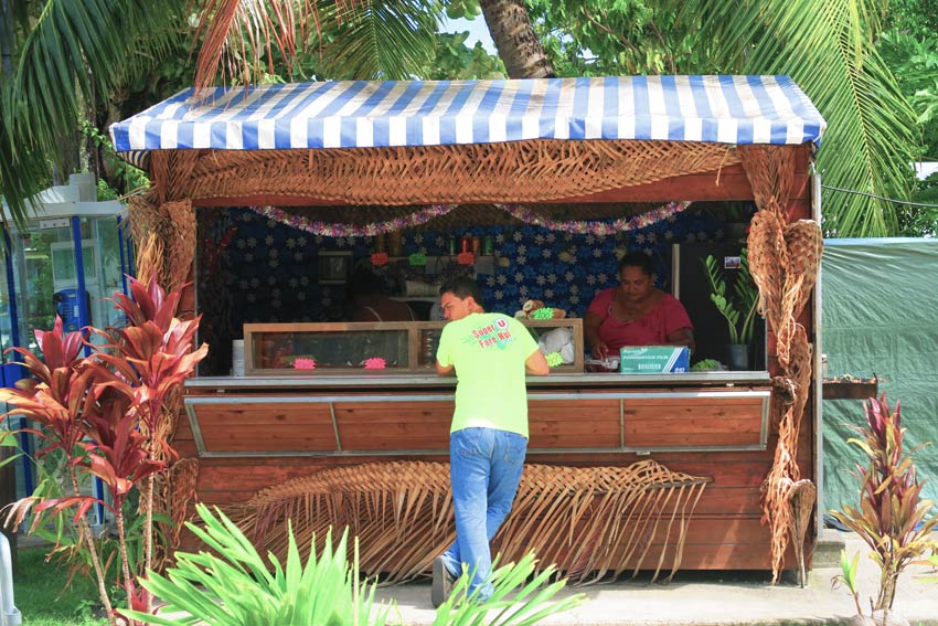 snack in Huahine French Polynesia