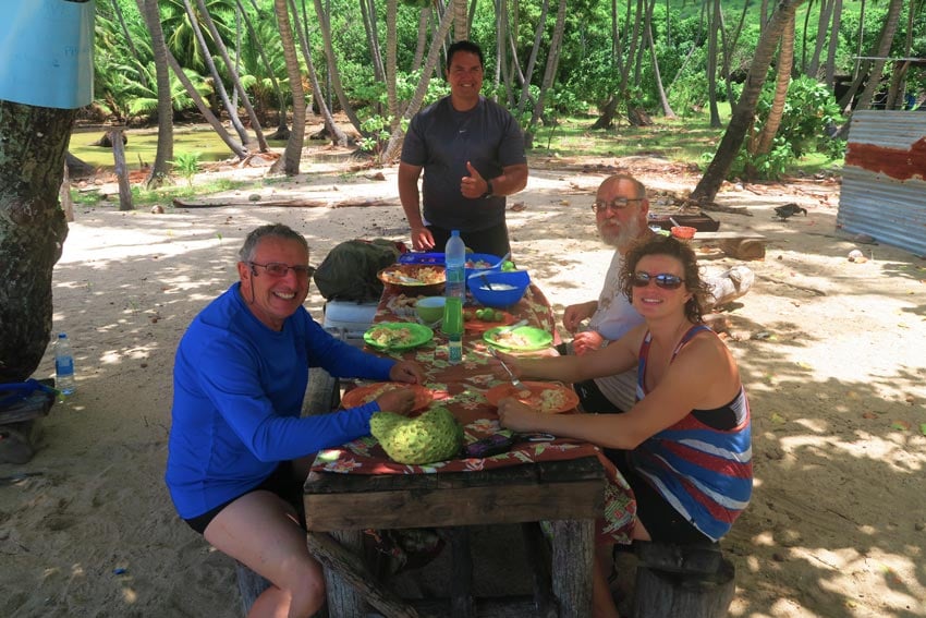 tahuata island day trip from hiva oa - marquesas island french polynesia - picnic lunch