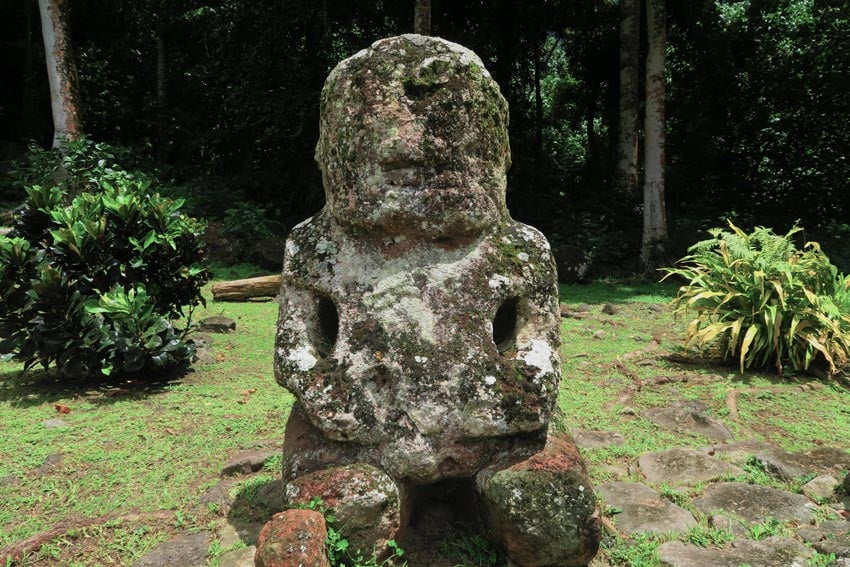 tiki statue hiva oa marquesas islands French Polynesia
