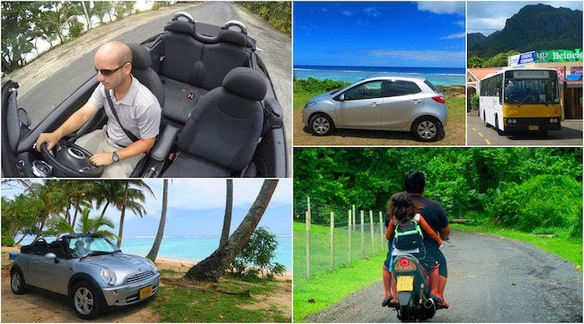 7 days in rarotonga - getting around