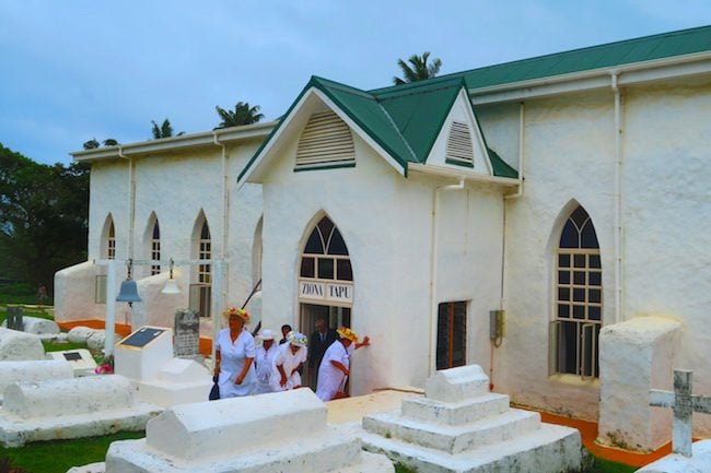 Arutanga CICC sunday service aitutaki cook islands