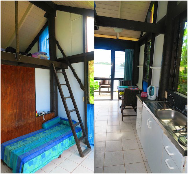 Muri Beach Cottages rarotonga - pole house interior