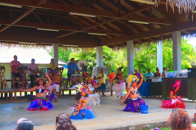 Punanga Nui Market Rarotonga Cook Islands - traditional dance