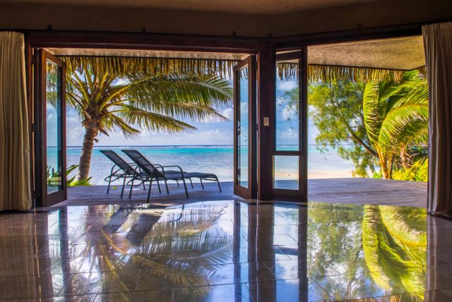 Rumours Waterfall Spa Rarotonga Cook Islands - interior villa