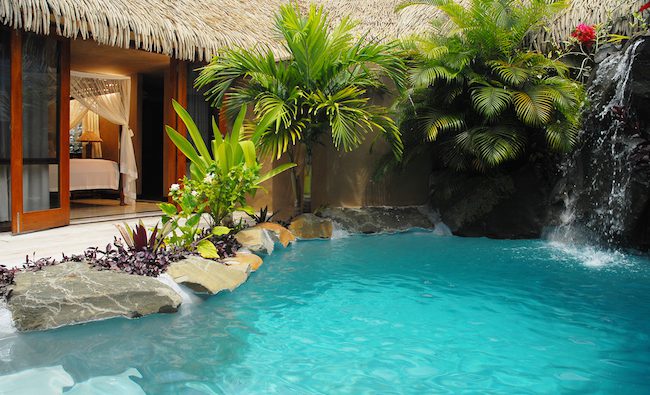 Rumours Waterfall Spa Rarotonga Cook Islands - villa pool