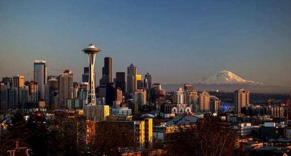 Seattle Skyline Image via Flickr by Tiffany Von Arnim