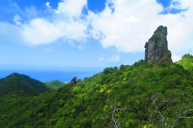 The Needle - cross island rack Rarotonga cook islands hiking