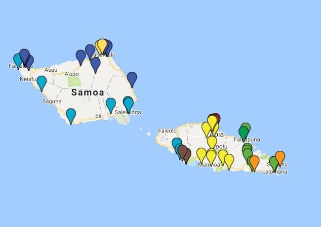 10 Days In Samoa Itinerary Guide Map