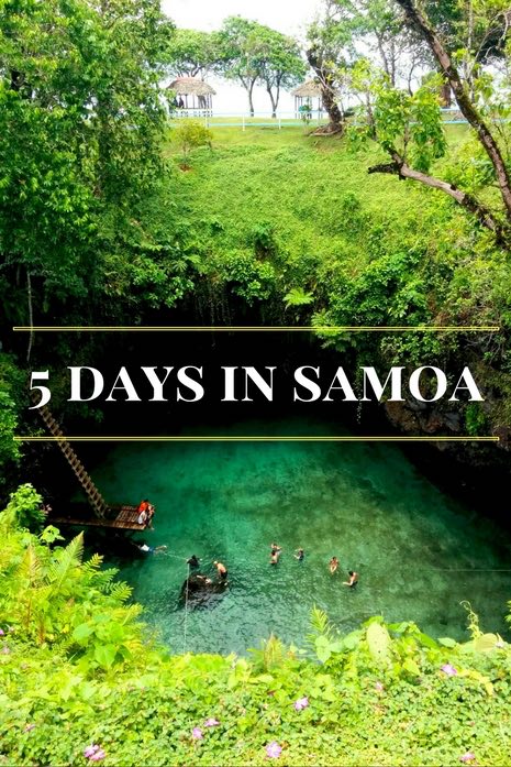 5 days in samoa