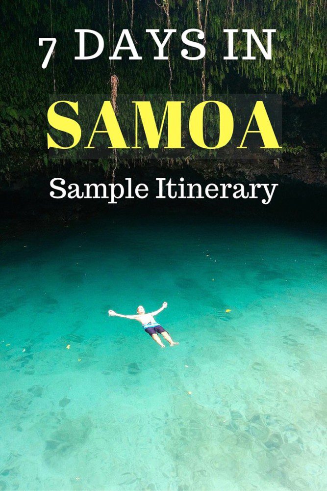 7 Days In Samoa - Pinterest Board Cover