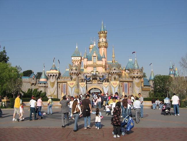 Disneyland Magic Kingdom via wikimedia