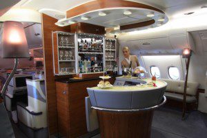 Emirates Business Class Bar