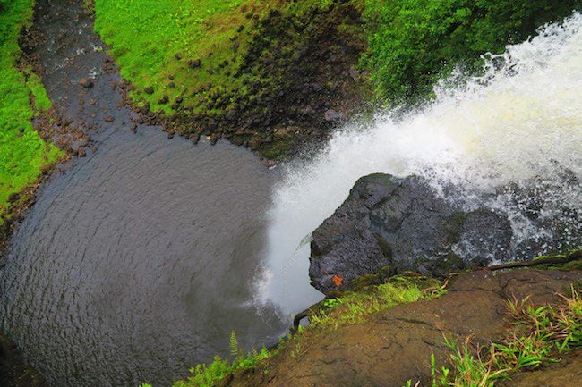 Fuipisia Waterfall Samoa - view from top