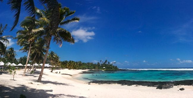 Samoa Travel Guide - tropical beach panoramic view