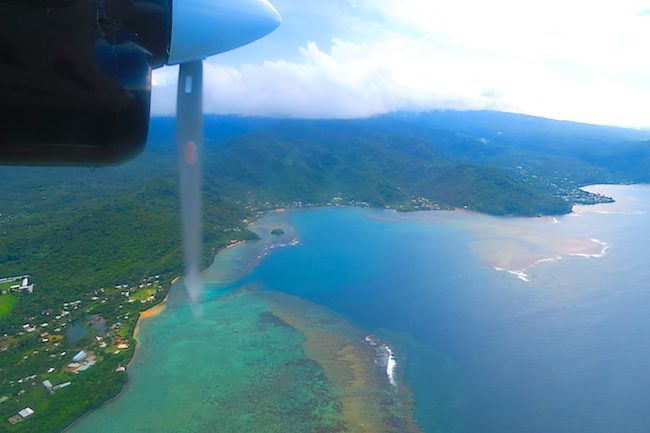 Samoa from the air