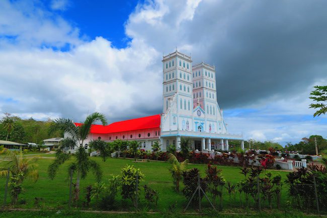 Savaia Village Samoa church