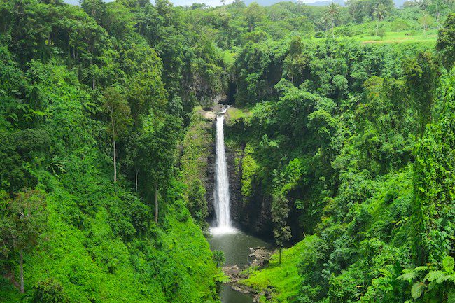 Sopoaga Tropical Waterfall Samoa