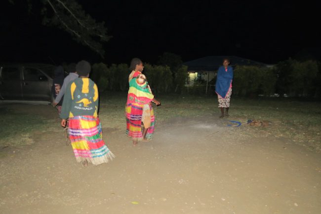 John Frum Cargo Cult in Tanna Island Vanuatu - Women Dancing