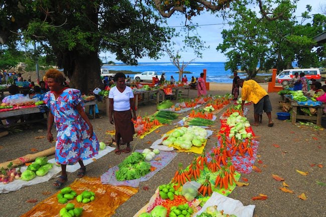 Lenakel Market Tanna Island Vanuatu