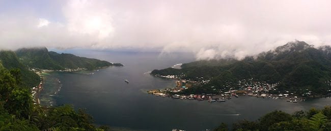 Pago Pago Harbor From Mount Alava American Samoa