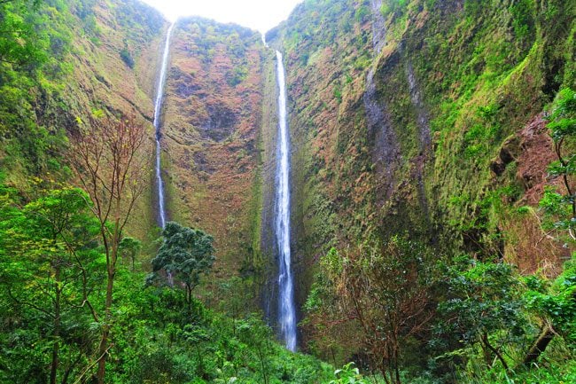 Hi'ilawe Waterfalls - Waipio Valley Big Island Hawaii