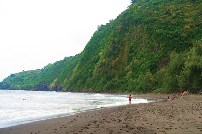 Waipio Valley Beach - Big Island Hawaii