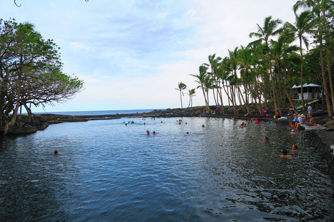 Ahalanui Beach Park Thermal Pool - Big Island Hawaii