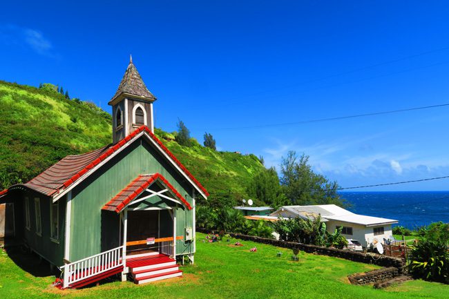 Church in Kahakuloa Village