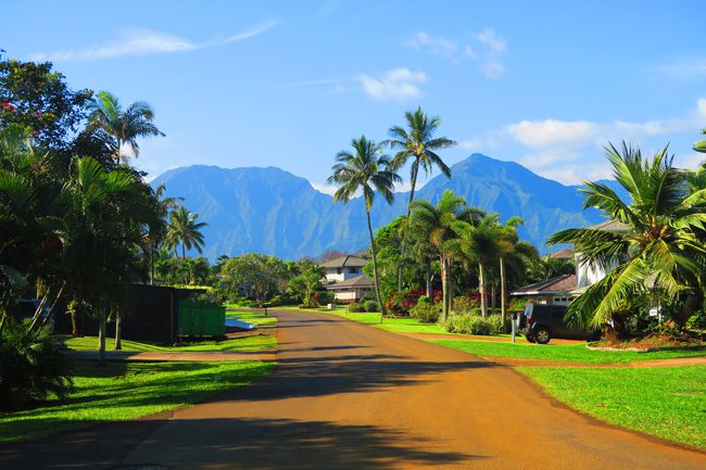 Princeville resort area - Kauai Hawaii