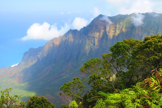 Pu’u o Kila Lookout - Na Pali Cliffs - Kauai Hawaii